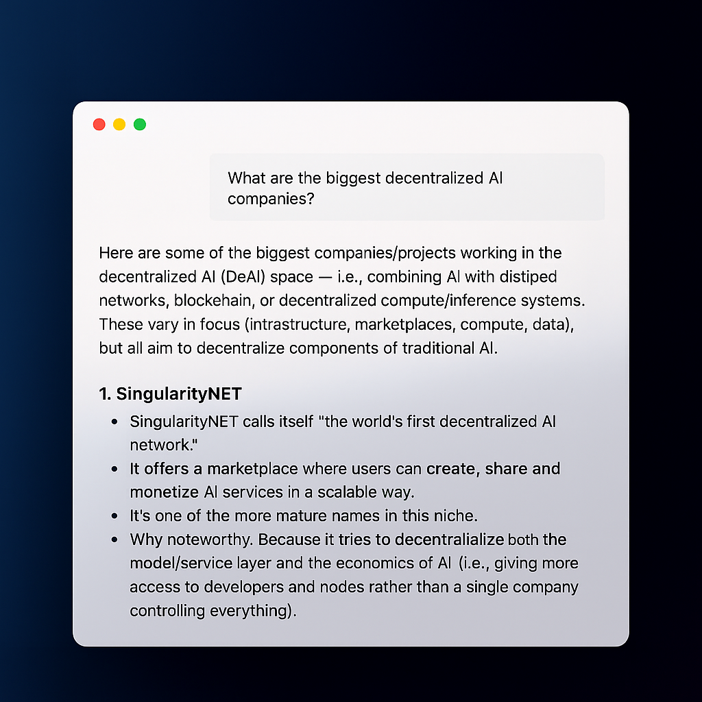 generative engine optimization agency - GEO and AEO agency